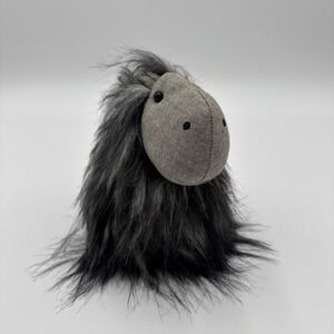 Jellycat Retired Forest Forager Grobble 7" Gray Beanbag Plush NWOT